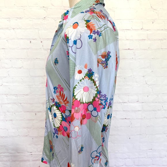 70's Givenchy by chesa - Funky Floral Print - Size Large - Picture 7 of 12